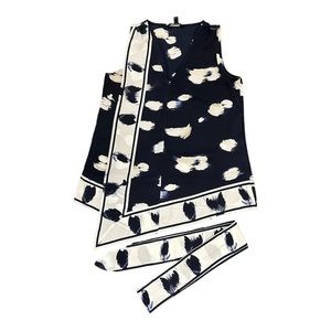 Banana republic blouse with a belt